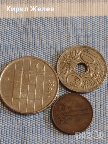 Три монети 10 сантима 1931г. / Две монети Недерландия за КОЛЕКЦИЯ ДЕКОРАЦИЯ 31758