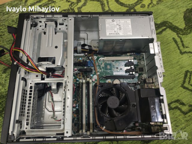 Работещ Компютър HP Elitedesk 800 G2 SFF с процесор Intel i5 и RAM памет 8G DDR 4, снимка 4 - Работни компютри - 41392336