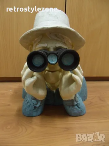 № 7763 стара настолна фигура   , снимка 5 - Други ценни предмети - 48030188