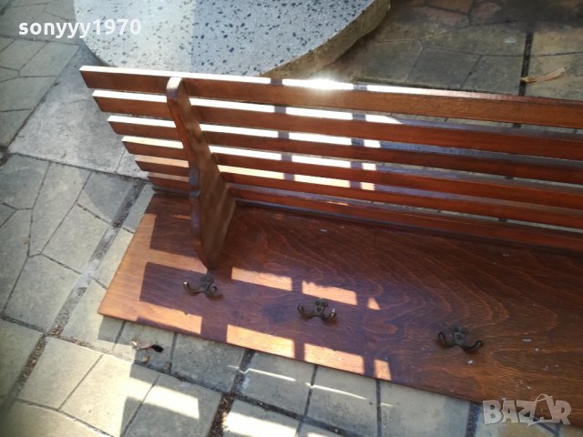 стара дървена закачалка 124х28х24см 0109210926, снимка 9 - Антикварни и старинни предмети - 33987566