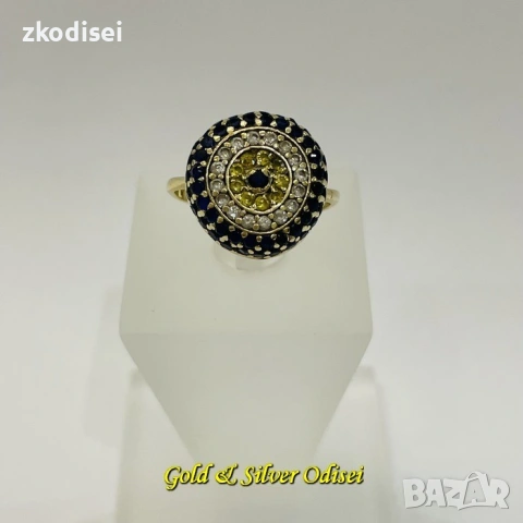 ЗЛАТЕН ПРЪСТЕН 4,86ГР. РАЗМЕР:54 14КР. ПРОБА:585 МОДЕЛ:4977-1