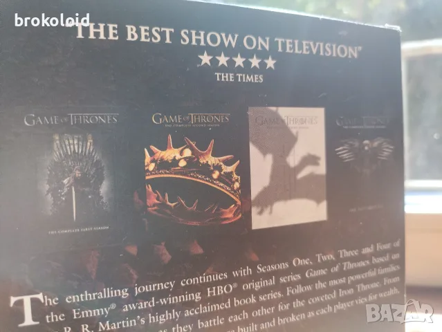 Game of Thrones - complete 1-4 seasons DVD boxset, снимка 3 - DVD филми - 55835140