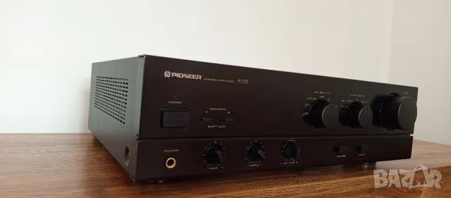 Мощен Hi-Fi усилвател Pioneer A 335 Made in Japan, снимка 4 - Ресийвъри, усилватели, смесителни пултове - 49816629