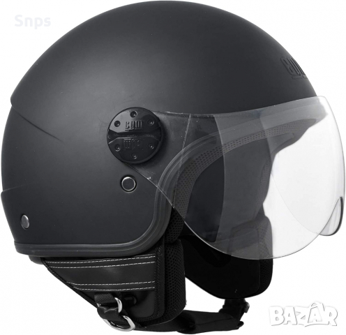 Каска за мотоциклет CGM 109A Florida, черен мат, M,L