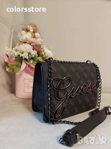 Луксозна Черна чанта  Guess  кодSG338, снимка 4 - Чанти - 39852714
