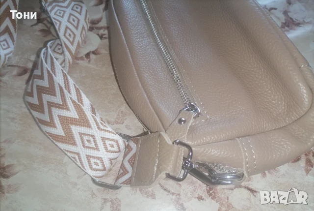 Нова Кожена Дамска Чанта , снимка 6 - Чанти - 53729460