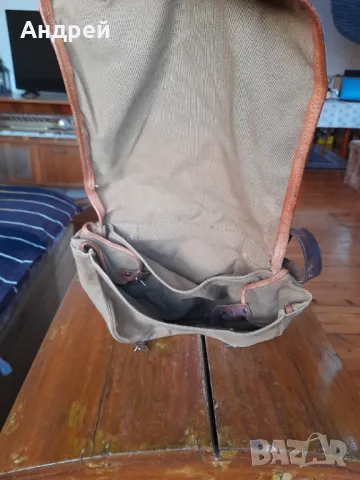 Стара брезентова чанта #15, снимка 4 - Други ценни предмети - 47824444