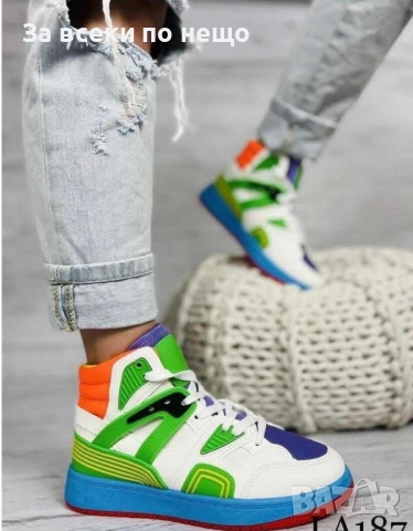 Дамски Маратонки👟Дамски Спортни Обувки - 2 Налични Цвята Код S44, снимка 3 - Маратонки - 52396879