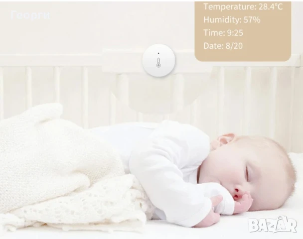 Tuya Zigbee 3.0 Сензор за температура и влажност, снимка 3 - Друга електроника - 50835347