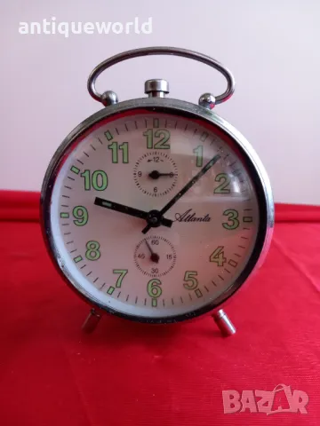 ATLANTA Настолен Механичен Часовник , Будилник АТЛАНТА