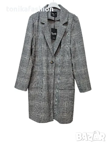 Олекотено палто туид, снимка 2 - Палта, манта - 48996710