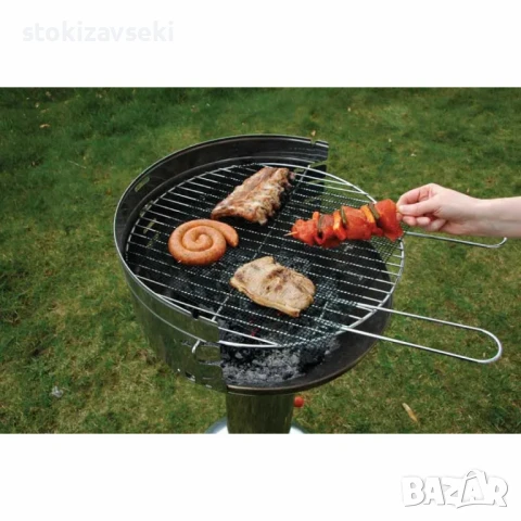 Постелка за барбекю BBQ NoStik, 32x32см., до 260°,  черен, в кутия, снимка 1