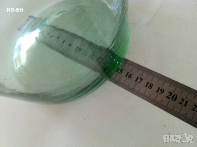 Две стари стъклени шишета / дамаджани 5 литра, снимка 14 - Други ценни предмети - 53105773