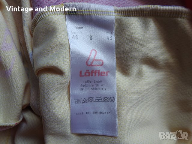 LOFFLER колоездачна тениска джърси 48/S, отлична, снимка 6 - Спортни дрехи, екипи - 34061125