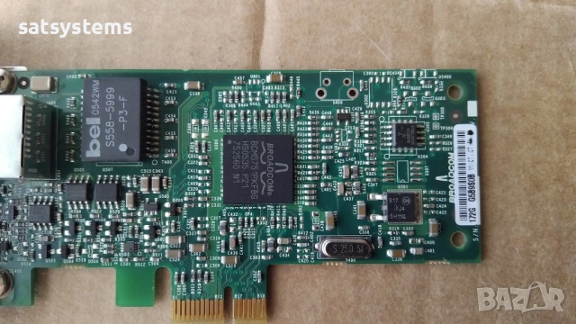 Broadcom BCM5751 NetXtreme PCI-E Gigabit Network Adapter Card LP, снимка 7 - Мрежови адаптери - 53670090