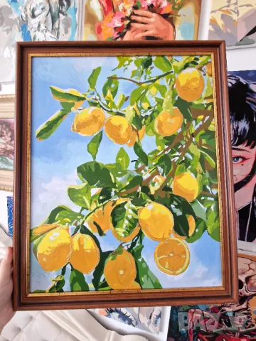 🍋 Свежест, която говори със слънцето ☀️ - Слънчеви Лимони 46х57
