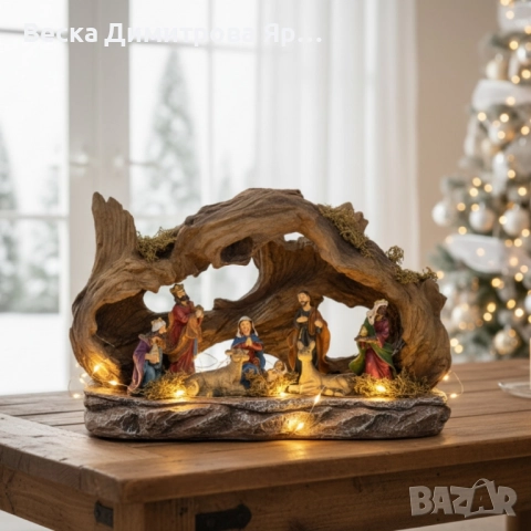 Коледна сцена „Рождество Христово“, снимка 4 - Декорация за дома - 52092008
