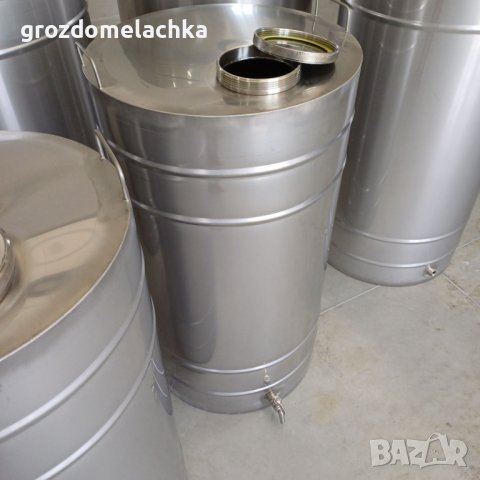 Неръждаеми съдове за вино, снимка 4 - Бидони, бурета и бъчви - 29866405