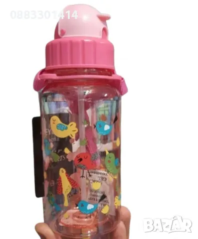 Детска бутилка за вода със сламка , снимка 2 - Други - 47351261