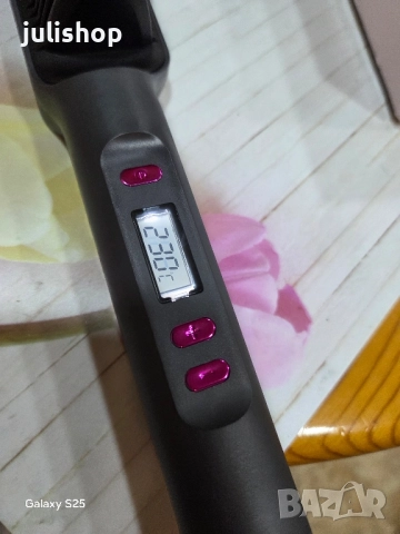 Цифрова четка /преса  за изправяне на коса. Подарък четка за коса. , снимка 4 - Преси за коса - 52376274