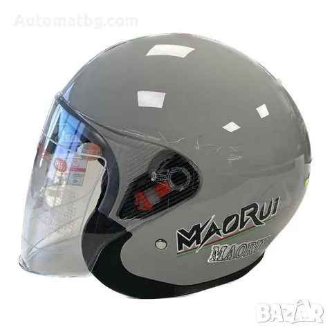 Каска Automat, За мотор, скутер и др, Сив