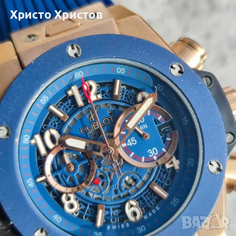 HUBLOT Мъжки луксозен часовник HUBLOT Unico Vendome Collection , снимка 2 - Мъжки - 48751348