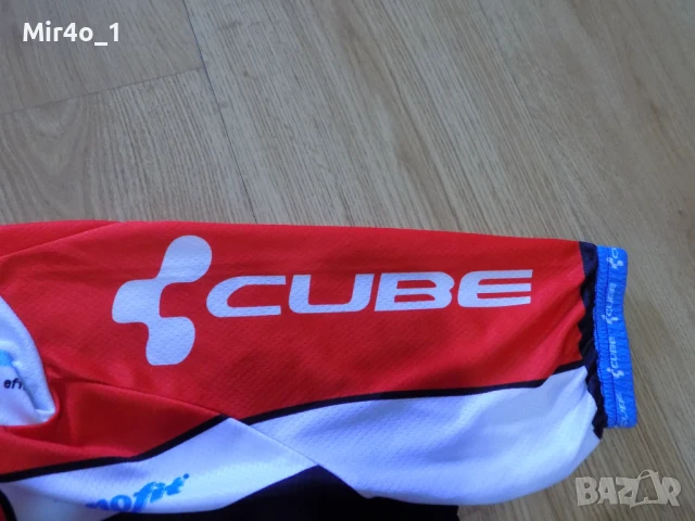 вело джърси cube тениска екип блуза елек горнище мъжко оригинално шосейно колоездене M, снимка 5 - Спортни дрехи, екипи - 51404624