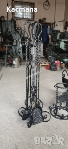 Аксесоари за камина,  кош за дърва, прибор за камина, снимка 3 - Декорация за дома - 44585522