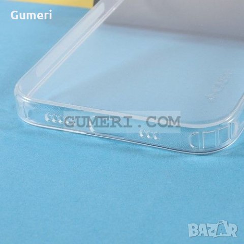 Apple iPhone 13 mini - Силиконов Гръб със Защита на Камерата - Прозрачен, снимка 3 - Калъфи, кейсове - 34446337