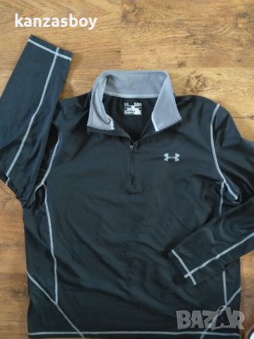 Under Armour Coldgear 1/4 Zip - страхотна мъжка блуза ХЛ, снимка 5 - Спортни дрехи, екипи - 42081286