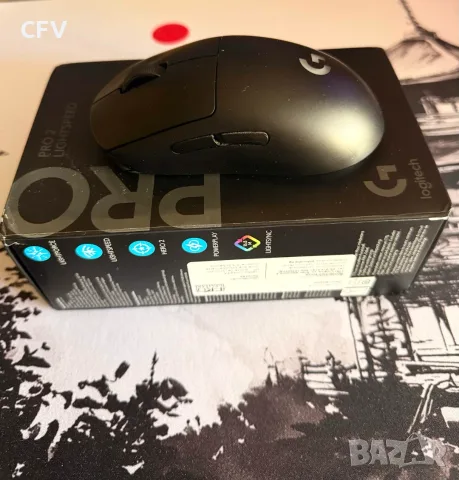 LOGITECH PRO 2 LIGHTSPEED Black, снимка 5 - Клавиатури и мишки - 56050720