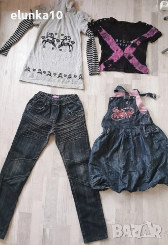 подарявам детски дрехи за момичета размер от 122до 146см