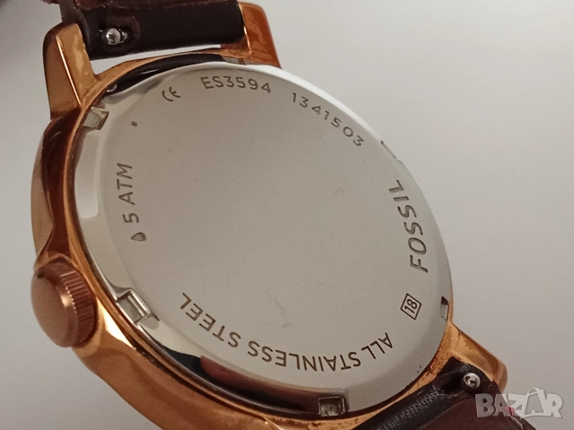 FOSSIL Дамски часовник с кожена каишка , снимка 6 - Дамски - 53274718