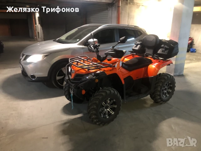 „CFMOTO 450L + куфар, лебедка, подгряване, регистрация, ГО — 12 000 лв, снимка 7 - Мотоциклети и мототехника - 51135448