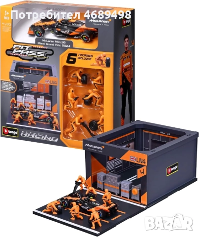 F1 Pit Stop сет 1:43 McLaren MCL38 – Lando Norris