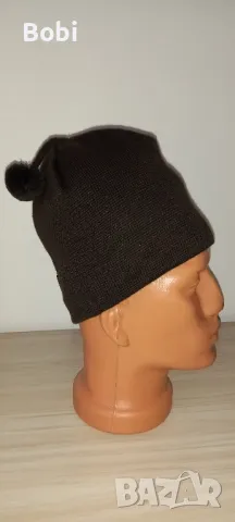 Зимна шапка STOHR GORE-TEX BLACK VIRGIN WOOL BEANIE, снимка 2 - Шапки - 48989818