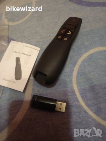 Ергономичен безжичен презентатор PowerPoint, 2.4GHz НОВ, снимка 5 - Друга електроника - 52160492