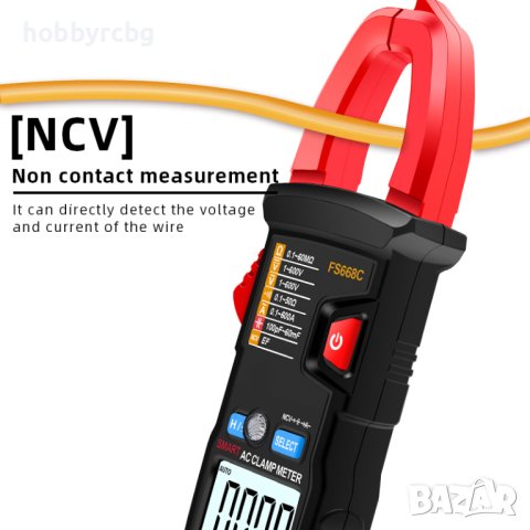 Амперклещи с NCV и измерване по 8 параметъра, снимка 4 - Други инструменти - 41653117