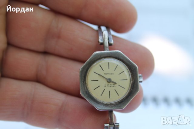 Швейцарски женски часовник ''Sonada'' 17 камъка, снимка 11 - Дамски - 41435436