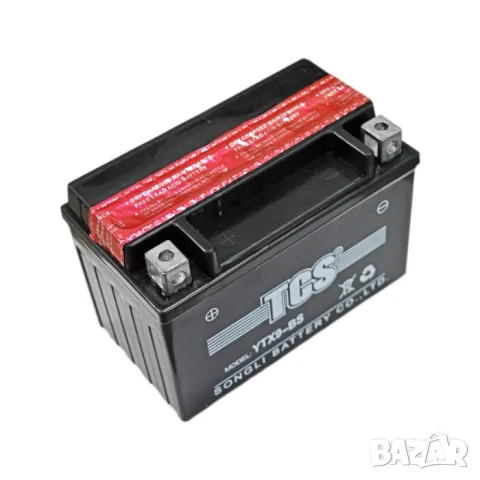 AGM акумулатор за мотор 12 V 8 Ah 125 A ляв плюс 3 kg
