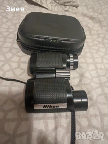 Джобен бинокъл Nikon 6x18 Japan , J-B7, снимка 2 - Антикварни и старинни предмети - 50678376