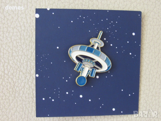 Луксозна значка - Космически спътник, Москва, Русия, снимка 2 - Колекции - 51445202