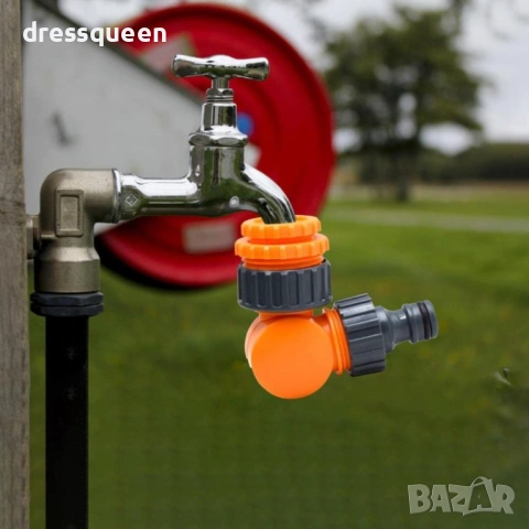 4535 Универсален 180-градусов шарнир за маркуч: Защита срещу усукване и заплитане, снимка 2 - Напояване - 53635517