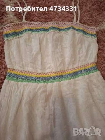 Еlla moss Бяла Рокля, снимка 3 - Рокли - 53477322