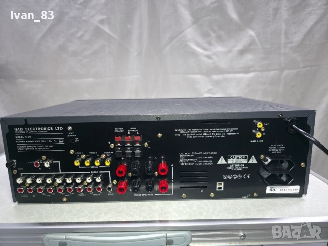 Усилвател NAD Av 316, снимка 8 - Ресийвъри, усилватели, смесителни пултове - 53540858