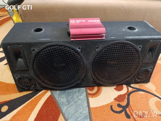 Бас 2х12инча + усилвател, снимка 5 - Тонколони - 53678319