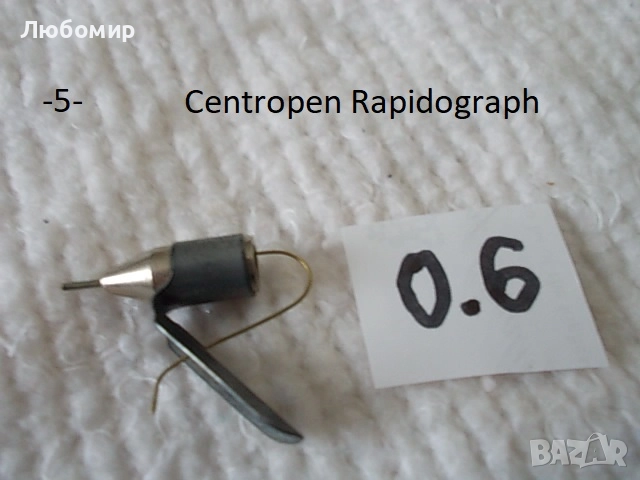 Стар писец рапидограф Centropen - списък, снимка 5 - Антикварни и старинни предмети - 52582219