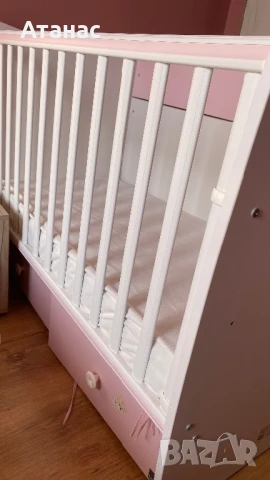 БЕБЕШКО ЛЕГЛО LORELLI MATRIX 60/120 СМ БЯЛО ORCHID PINK, снимка 3 - Кошарки - 51219872