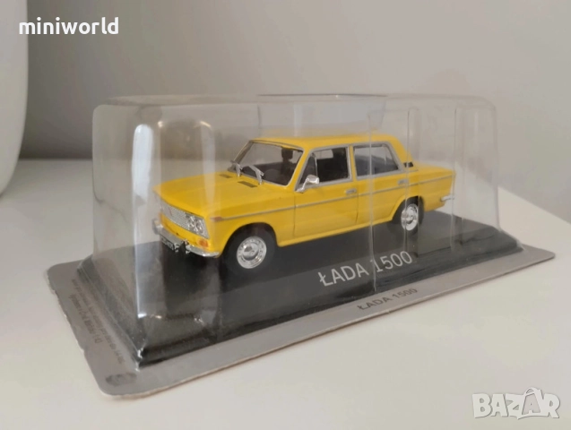 ВАЗ 2103 Лада 1500 1980 - мащаб 1:43 на DeAgostini моделът е нов в блистер, снимка 6 - Колекции - 51735816