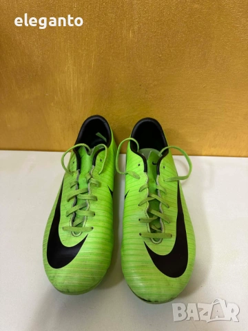 Детски футболни бутонки Nike Mercurial Victory VI FG Radiation Flare - Electric Green/Black , №38 , снимка 6 - Детски маратонки - 53863217